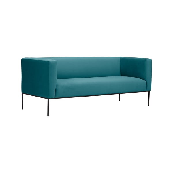 Turkusowa sofa Windsor & Co Sofas Neptune, 195 cm-image-2