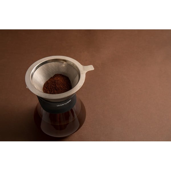 Dzbanek do parzenia kawy ze szkła borokrzemowego z filtrem ze stali nierdzewnej 0,4 l La Cafetiere – Kitchen Craft-image-2