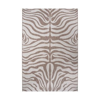 Brązowo-beżowy dywan odpowiedni na zewnątrz Ragami Safari, 160x230 cm