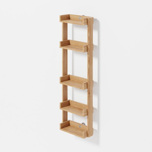 Półka łazienkowa z drewna dębowego Wireworks Yoku-image-4