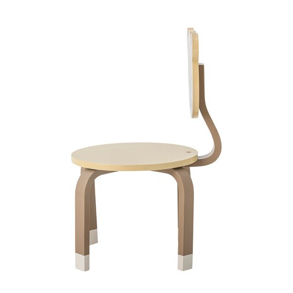 Jasnożółto-beżowe krzesło dziecięce Marle – Bloomingville Mini-image-4