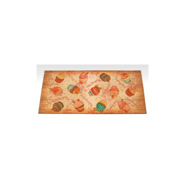 Wysoce wytrzymały dywan kuchenny Floorita Cakes, 60x115 cm