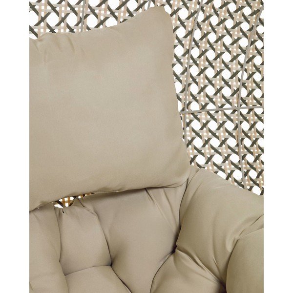 Wiszący fotel ogrodowy ze stojakiem Kave Home Damila-image-3