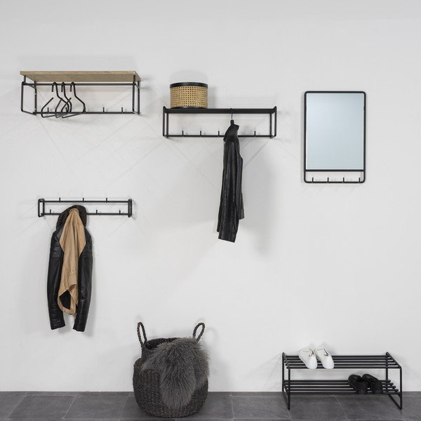 Lustro ścienne z wieszakiem 40x60 cm Clint – Spinder Design-image-4