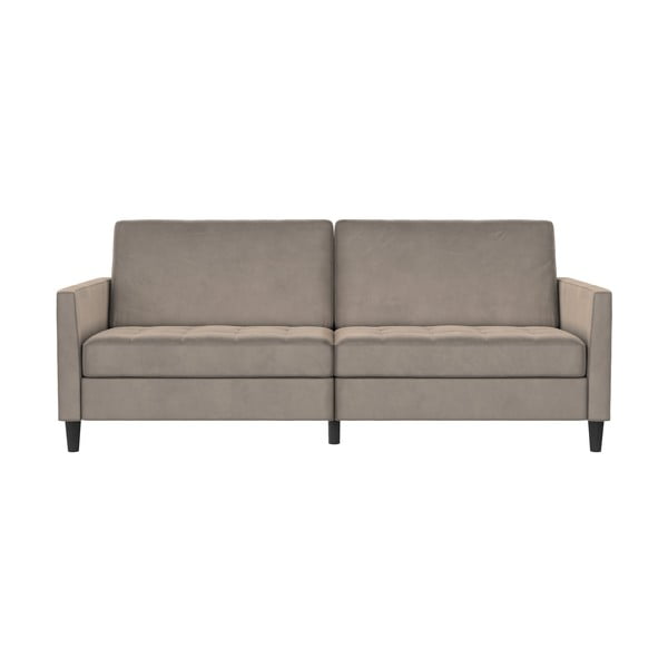 Beżowa aksamitna sofa 207 cm Presley – Støraa