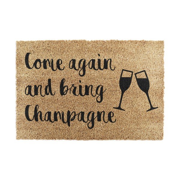 Wycieraczka z włókna kokosowego 40x60 cm Bring Champagne – Artsy Doormats