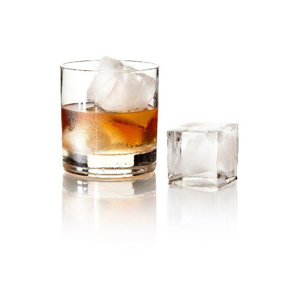 Zielona silikonowa forma do kostki lodu Lékué Ice Cube-image-1
