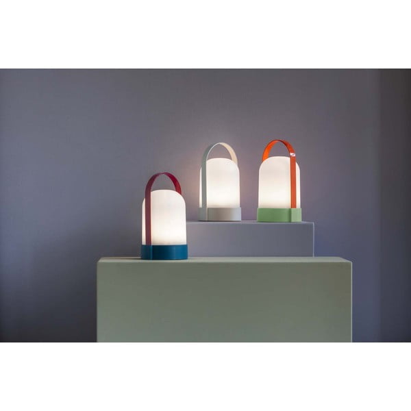 Biała lampa stołowa LED ze ściemniaczem (wys. 25 cm) Uri – Remember-image-3