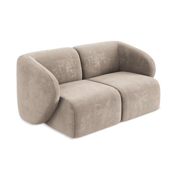 Jasnobrązowa sofa z tkaniny szenilowej 174 cm Lani – Makamii-image-2