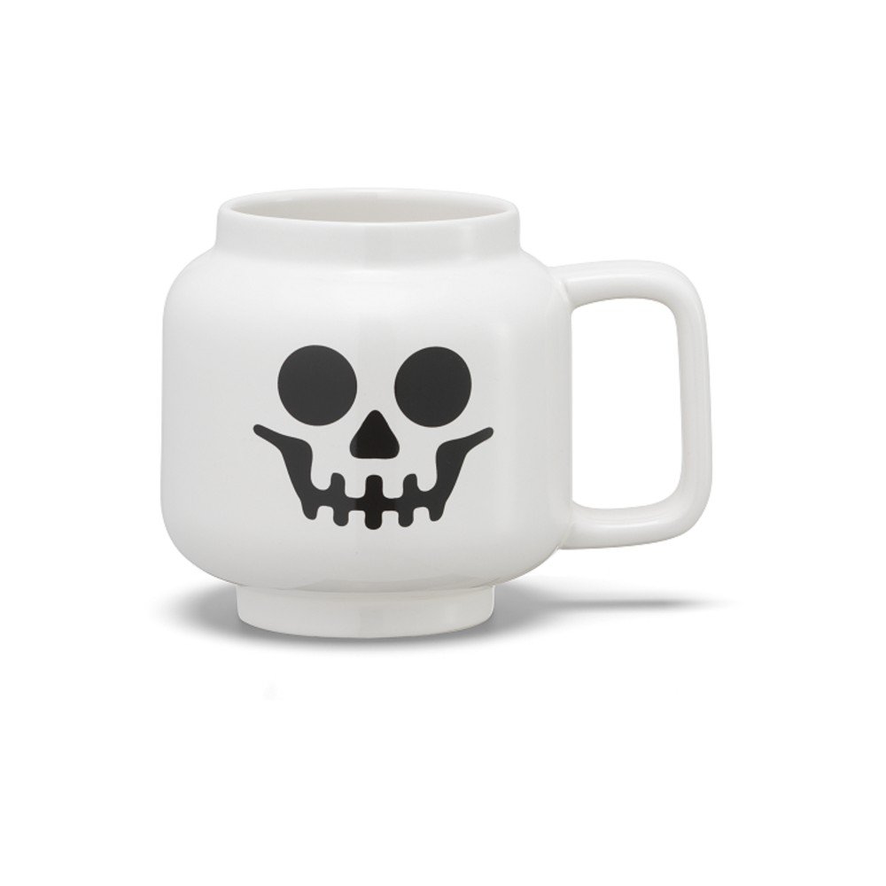 Biały ceramiczny kubek dla dzieci do latte 255 ml Skeleton – LEGO®