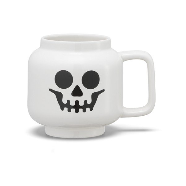 Biały ceramiczny kubek dla dzieci do latte 255 ml Skeleton – LEGO®