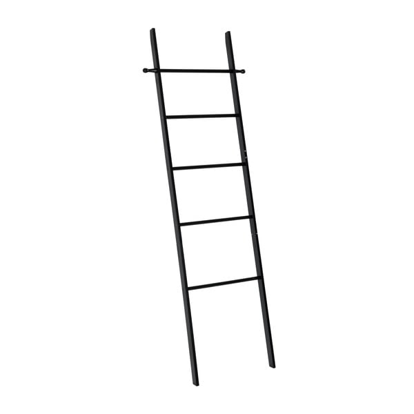 Czarna bambusowa drabinka na ręczniki Wenko Suri-image-2