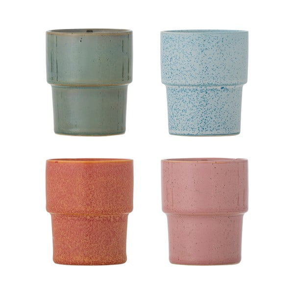 Kamionkowe filiżanki na espresso zestaw 4 szt. 150 ml Ewan – Bloomingville