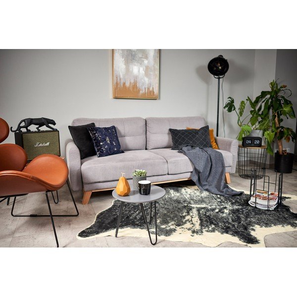 Matowa czarna figurka w kształcie pantery PT LIVING Origami Panther-image-2