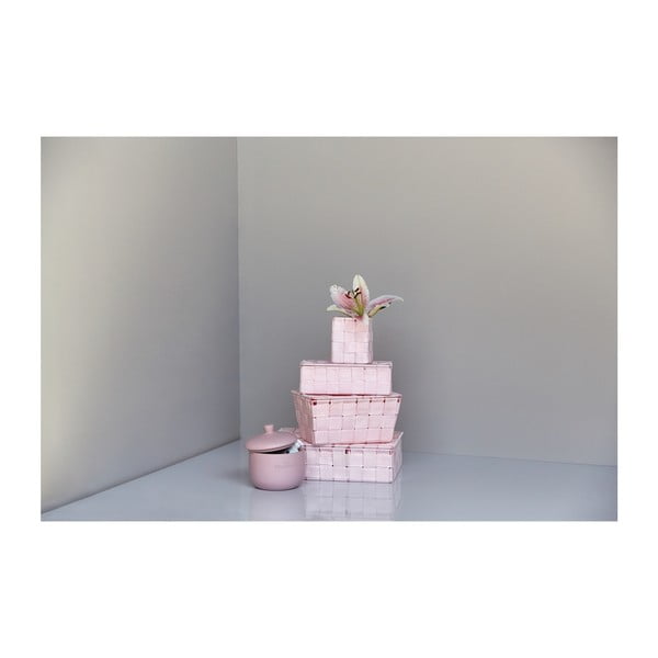 Różowy koszyk zamykany Wenko Adria-image-4