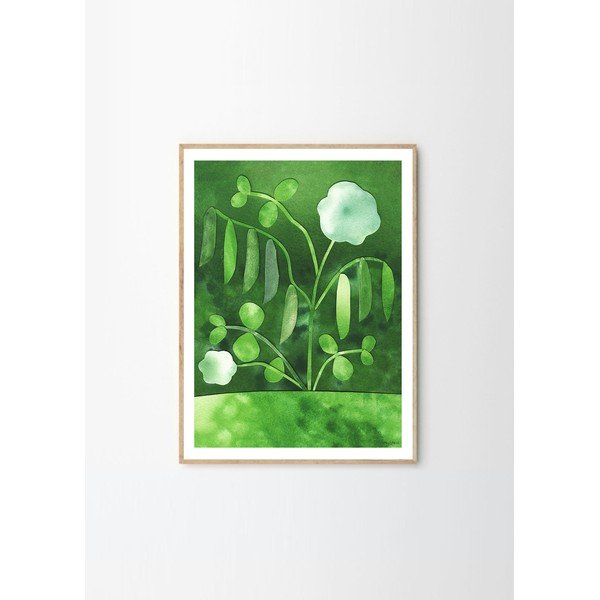 Plakat 50x70 cm Peas in Bloom – Anna Ravn Bjørn – The Poster Club-image-3