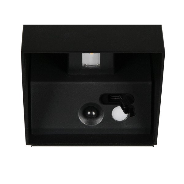 Lampa zewnętrzna ścienna LED z czujnikiem ruchu na USB (wysokość 10 cm) Genie – Trio-image-4