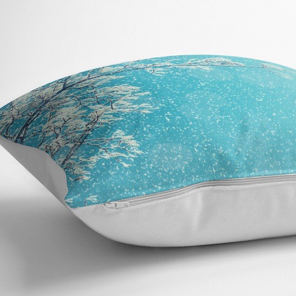 Zestaw 4 dekoracyjnych poszewek na poduszki Minimalist Cushion Covers Winter Flowers, 45x45 cm-image-1