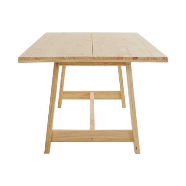 Stół z litego drewna sosnowego w naturalnym kolorze 100x200 cm Derby – Støraa-image-2