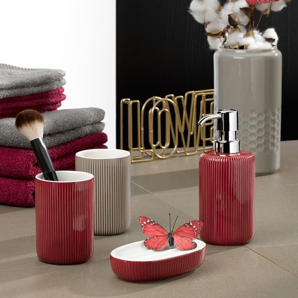 Czerwony dozownik do mydła Kela Ava-image-1