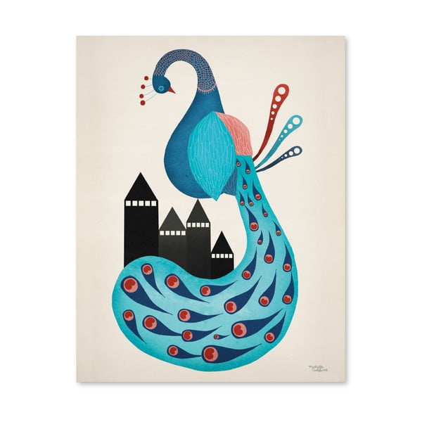 Plakat Michelle Carlslund Peacock, 50x70 cm