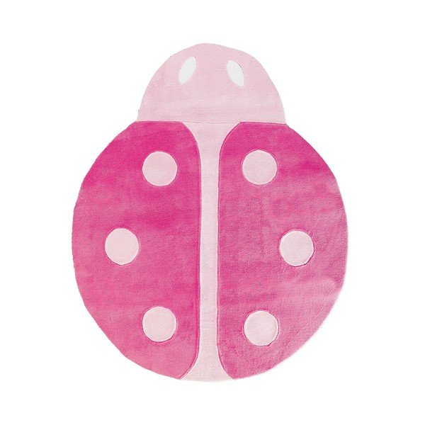 Dywan dziecięcy Mavis Ladybug Pink, 100x150 cm