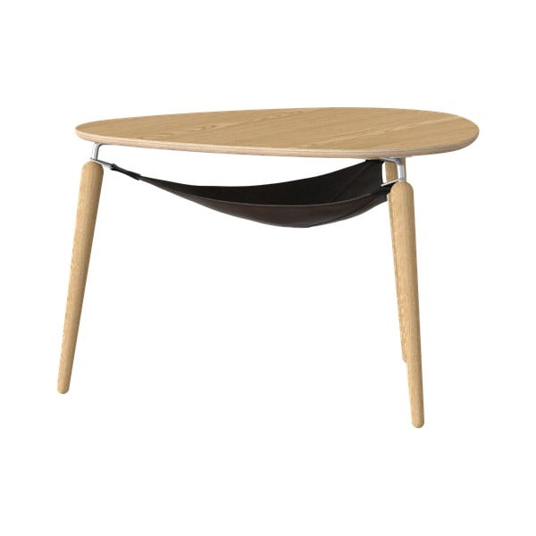 Stolik w naturalnym kolorze ø 80 cm Hang Out – UMAGE-image-3