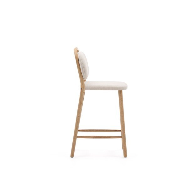 Beżowy hoker (wysokość siedziska 66 cm) Helda – Kave Home-image-4