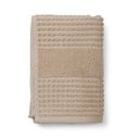 Beżowy ręcznik z bawełny organicznej 50x100 cm Check – JUNA