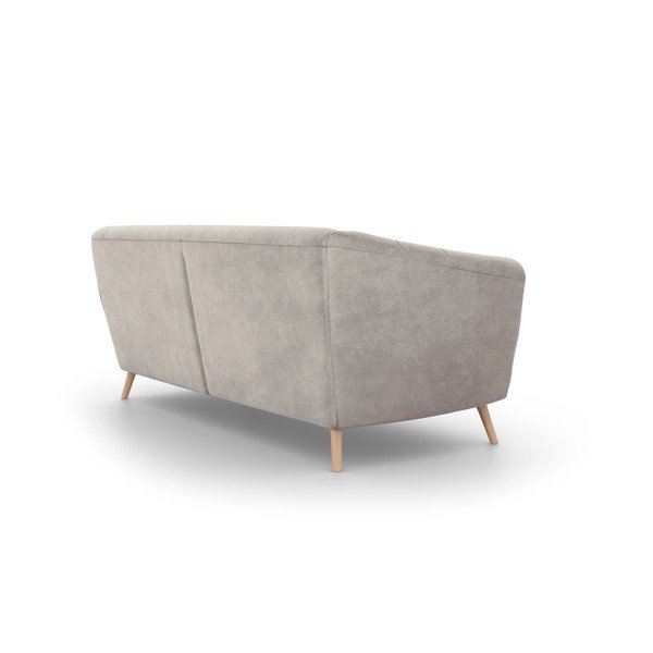 Beżowa sofa z aksamitnym obiciem Interieurs 86 Étoile, 210 cm-image-3