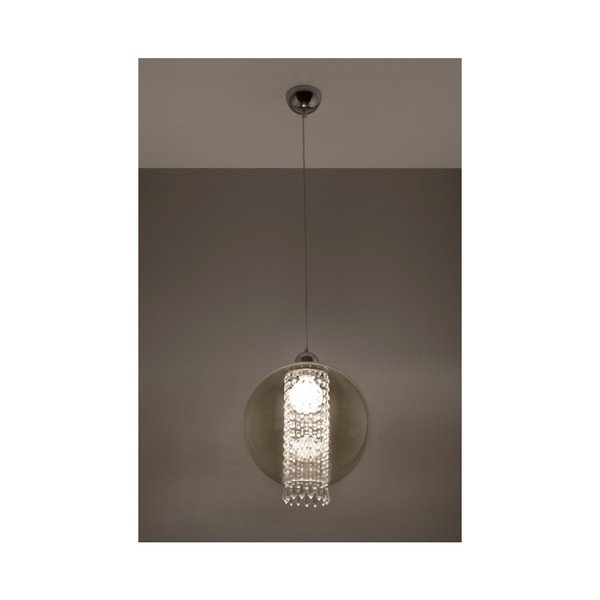 Lampa wisząca Sollux Fiori Graphite-image-1
