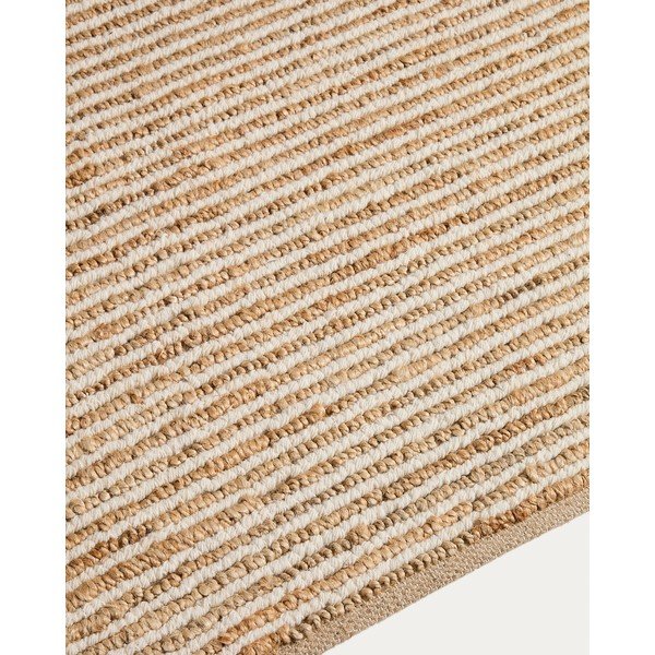 Dywan z juty tkany ręcznie w naturalnym kolorze 160x230 cm Derule – Kave Home-image-1