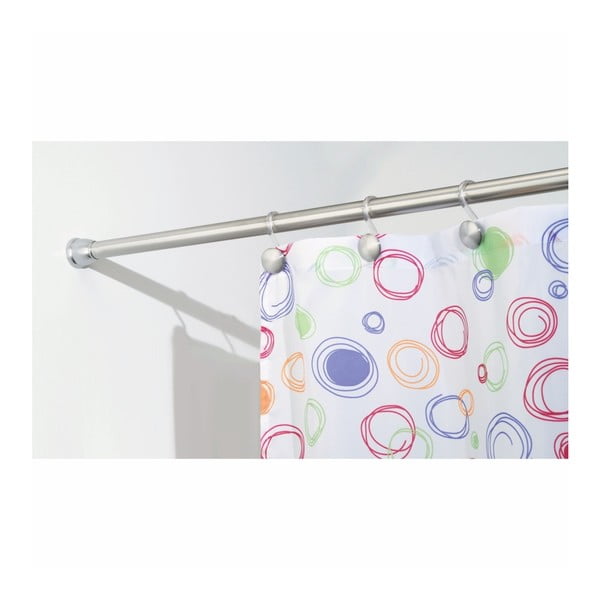 Drążek teleskopowy na zasłonę prysznicową iDesign Forma, max. dł. 221 cm-image-3