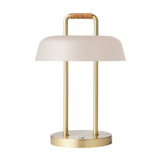 Beżowa lampa stołowa Hammel Heim