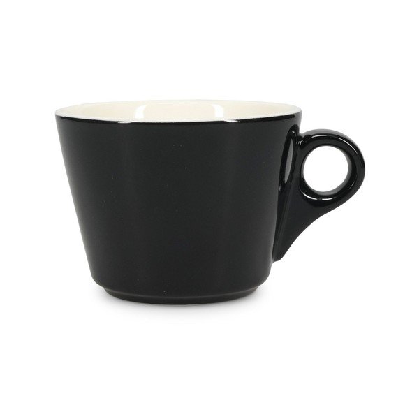 Czarna porcelanowa filiżanka do cappuccino 160 ml Barista – BonBistro