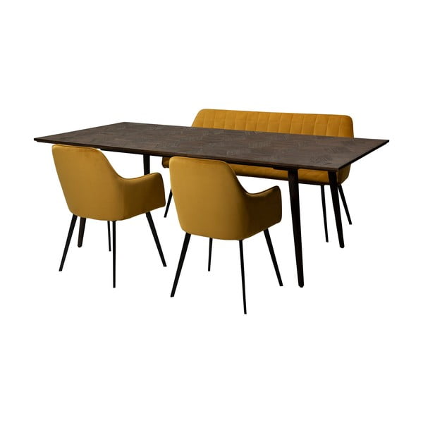 Stół w dekorze wiązu 100x220 cm Diamond – DAN-FORM Denmark-image-4