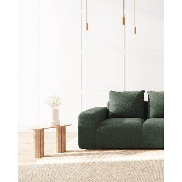 Zielona sofa z materiału bouclé Bouclé 287 cm Feiro – MESONICA-image-4