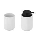Biały zestaw ceramicznych akcesoriów łazienkowych Belluno – Wenko
