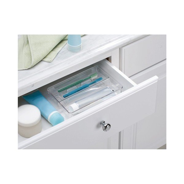 Biały organizer InterDesign Rain, dł. 24 cm-image-1