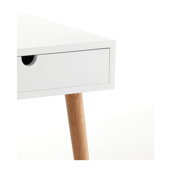 Biały stolik z szufladą Tomasucci Turneta-image-1