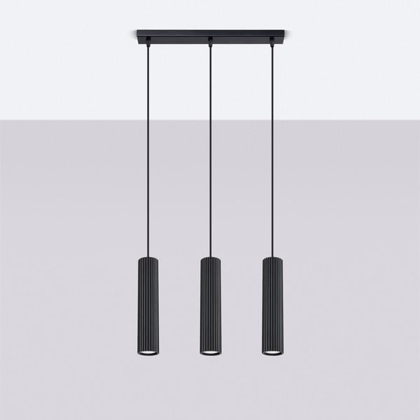 Czarna lampa wisząca Gleam – Sollux-image-3