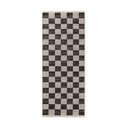 Czarny/kremowy chodnik z mieszanki juty dwustronny/tkany ręcznie 80x200 cm Rex – Hanse Home