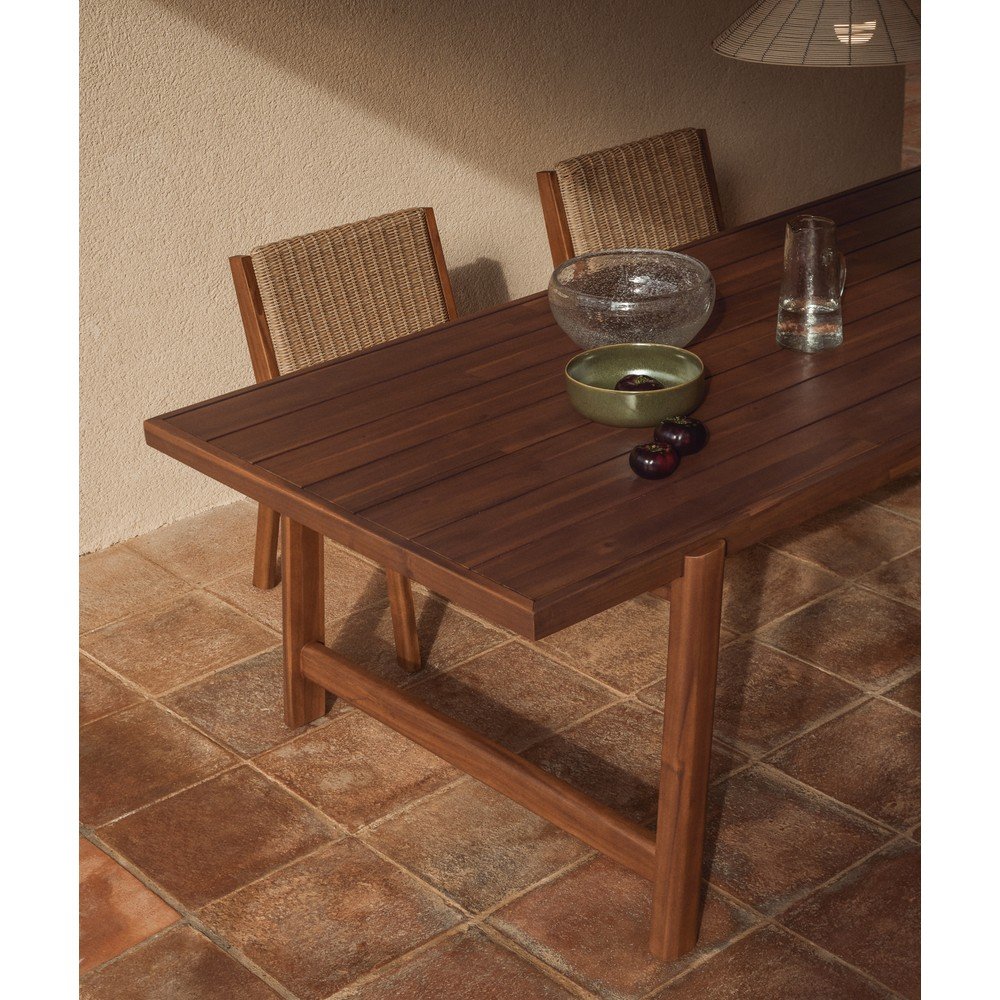 Stół ogrodowy z blatem z drewna akacjowego 100x200 cm Itani – Kave Home (zdjęcie 7)