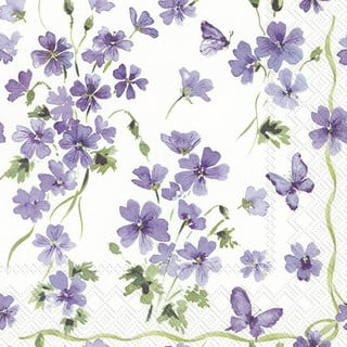 Papierowe serwetki zestaw 20 szt. Purple Spring – IHR
