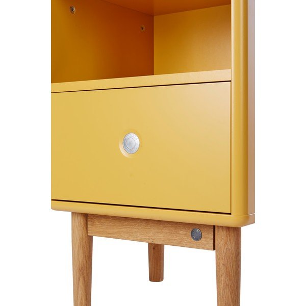 Musztardowa szafka nocna Color Box – Tom Tailor-image-1