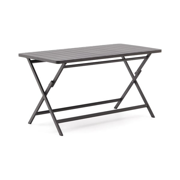 Metalowy stół ogrodowy 70x140 cm Torreta – Kave Home-image-2