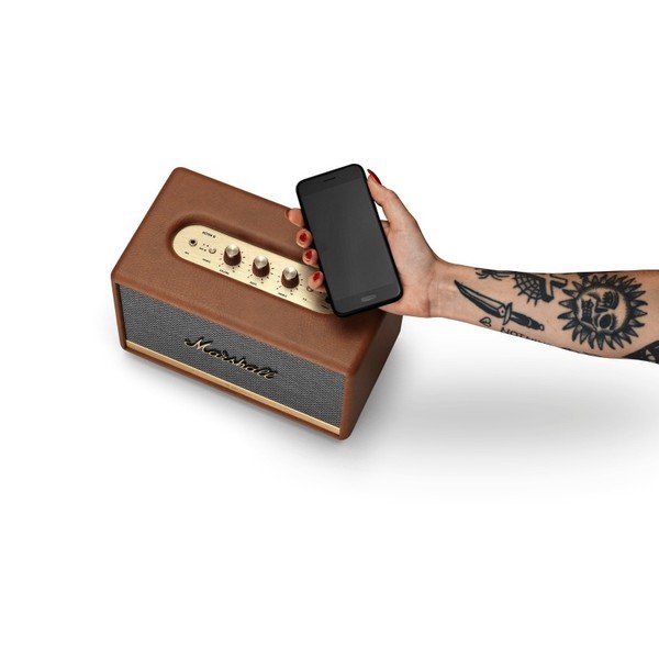 Brązowy głośnik z funkcją Bluetooth Marshall Acton II-image-3