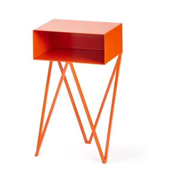 Pomarańczowy stolik nocny &New Mini Robot