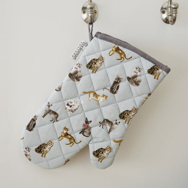 Zestaw ścierek i rękawicy kuchennej 4 szt. Curious Cats – Cooksmart ®-image-2