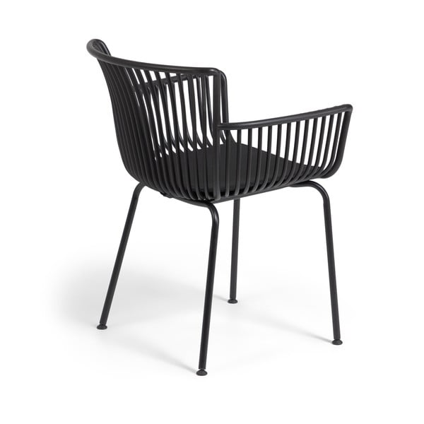 Czarne krzesło ogrodowe Kave Home Surpika-image-2